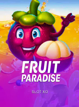 ภาพเกมสล็อตผลไม้แฟนตาซี Fruit Paradise สีสันสดใส